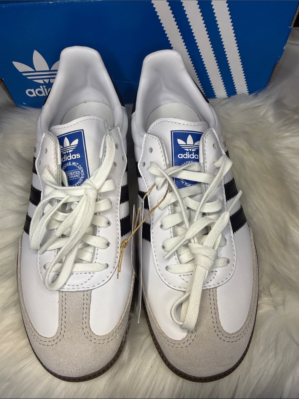 Adidas Samba OG Youth 5.5 White Black